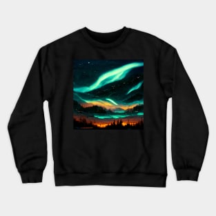 Aurora Borealis - Northern Light Show Crewneck Sweatshirt